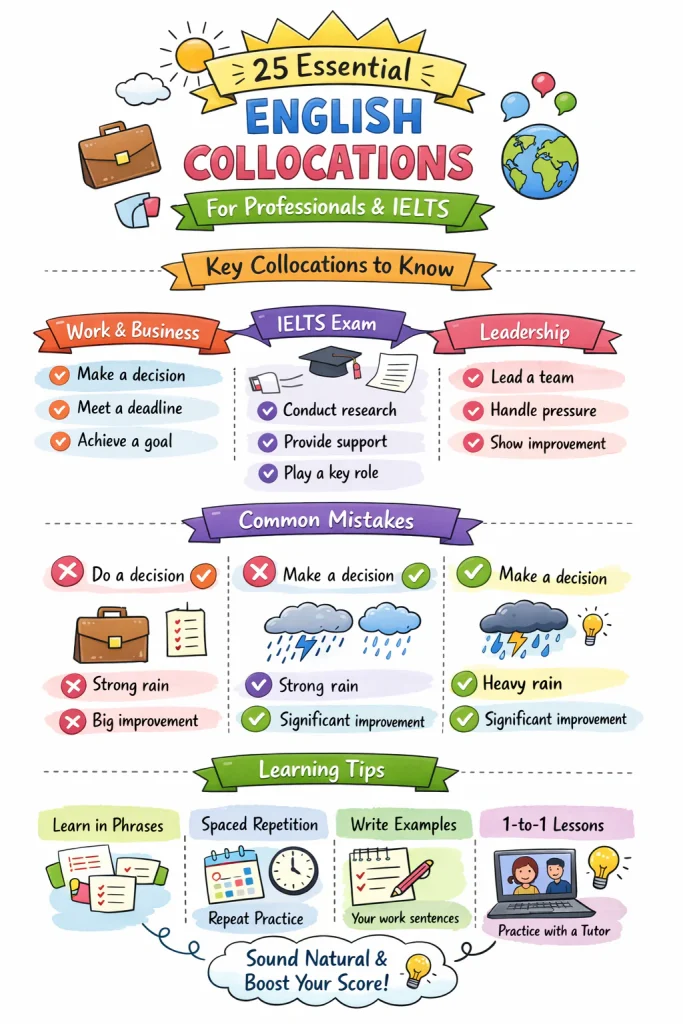 25 essential IELTS collocations to improve your score